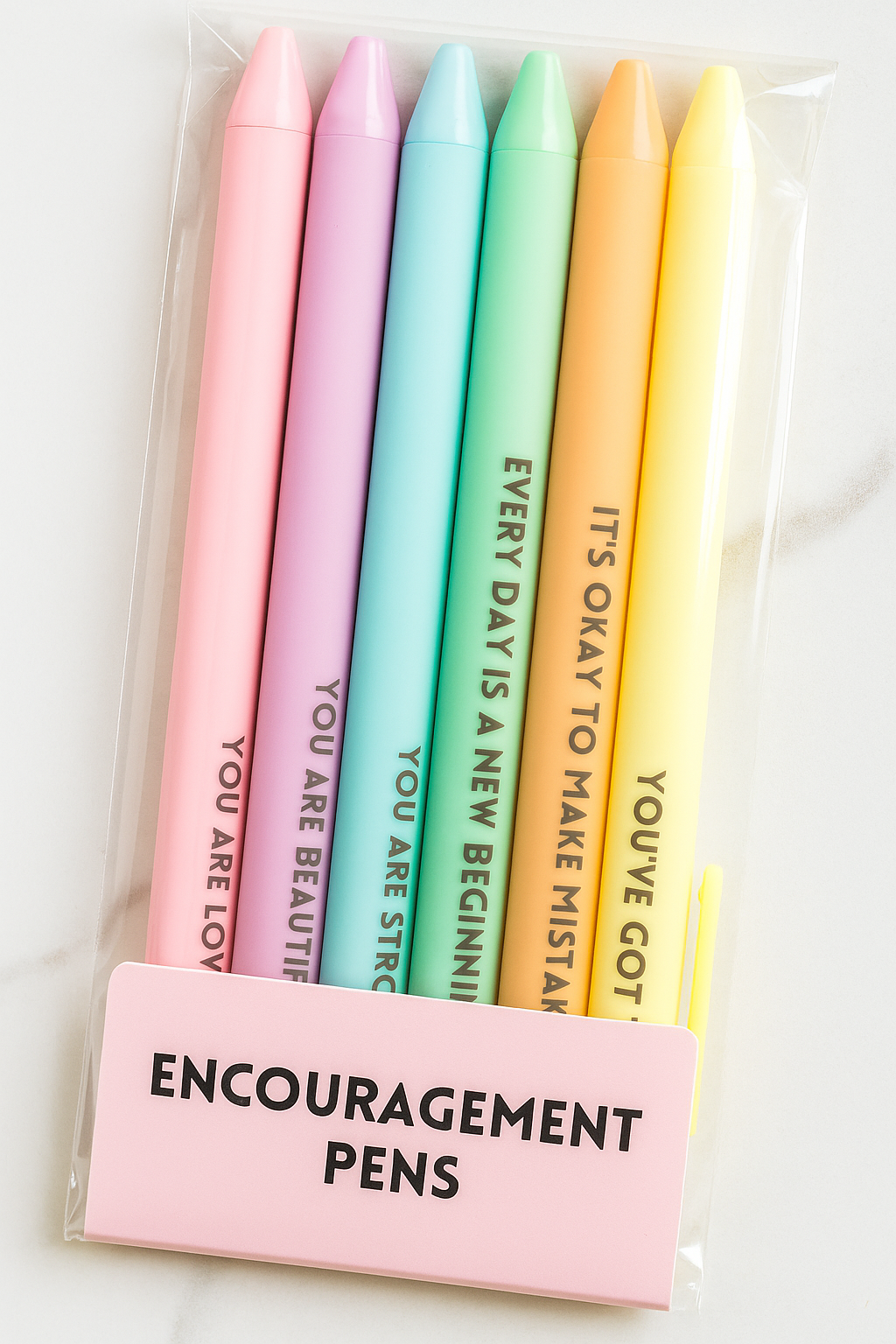 Pastel Affirmation Pens