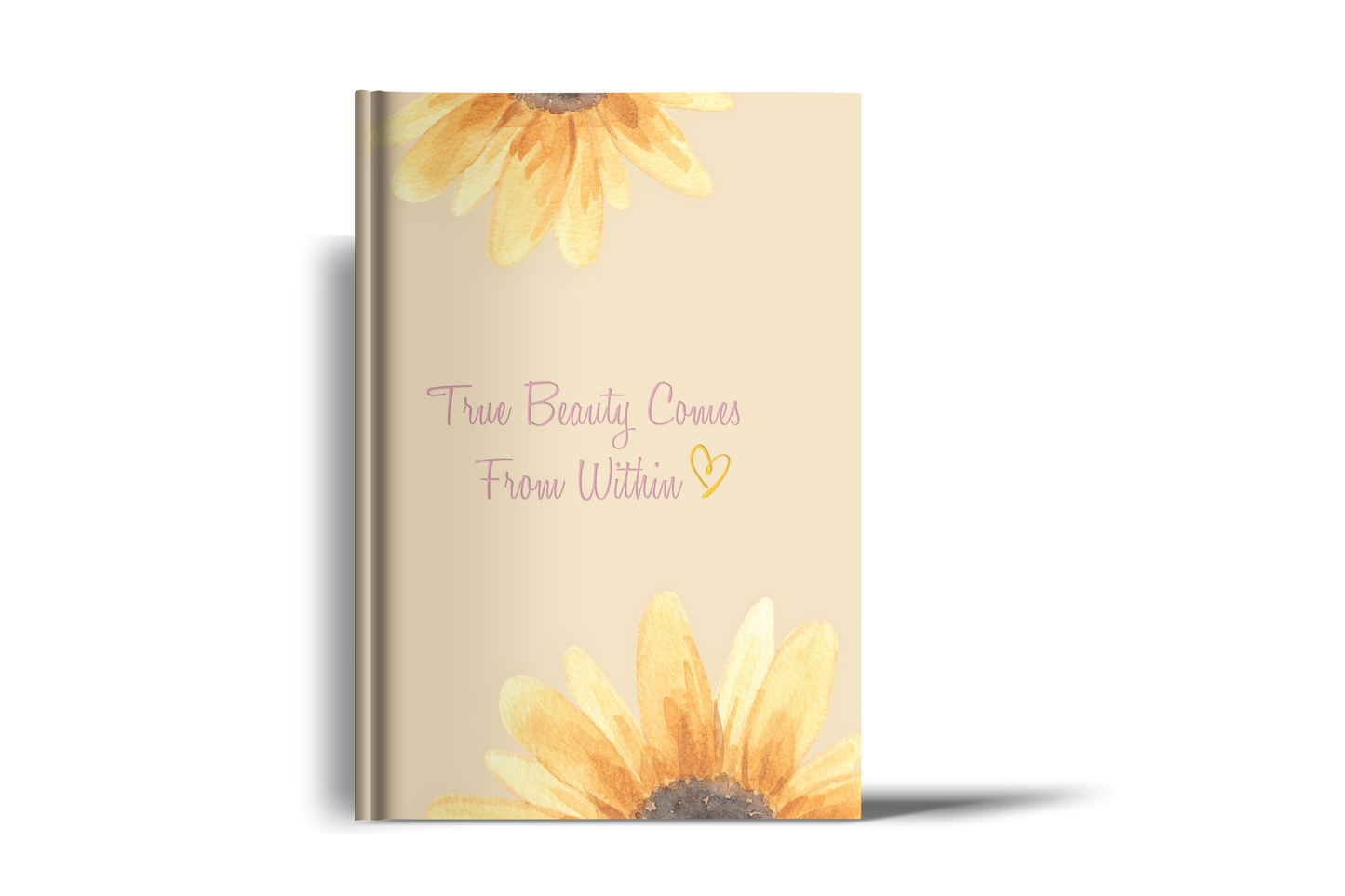 Glossy Yellow Hardcover Journal