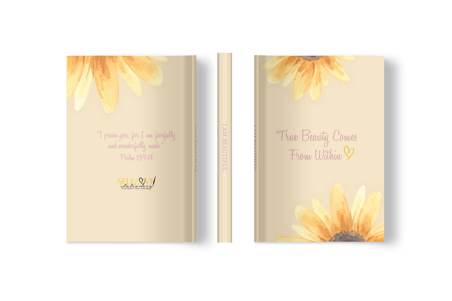 Glossy Yellow Hardcover Journal