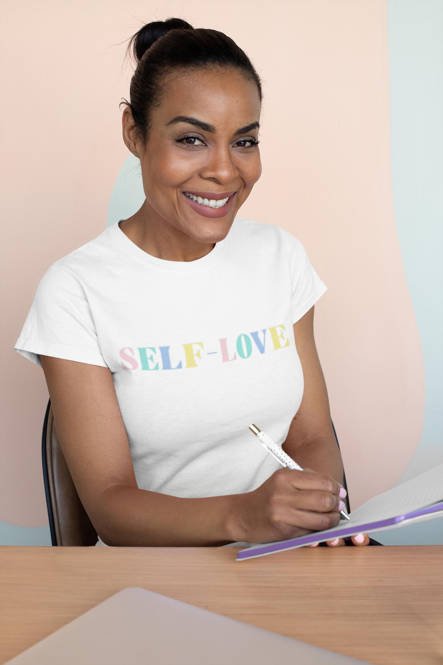 Self-Love Pastel Short Sleeve Shirt