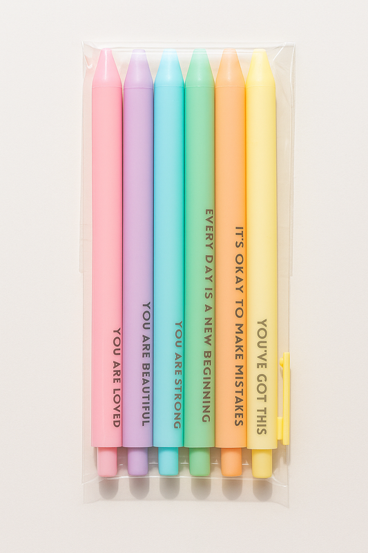 Pastel Affirmation Pens