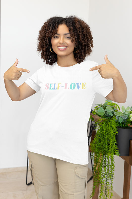 Self-Love Pastel Short Sleeve Shirt